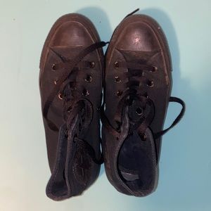 USED Black Converse Allstars